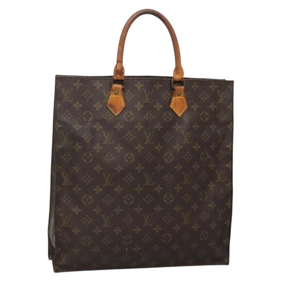 LOUIS VUITTON Monogram Sac Plat Hand Bag M51140 - Picture 1 of 12